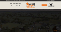 Desktop Screenshot of bushfestival.com.au